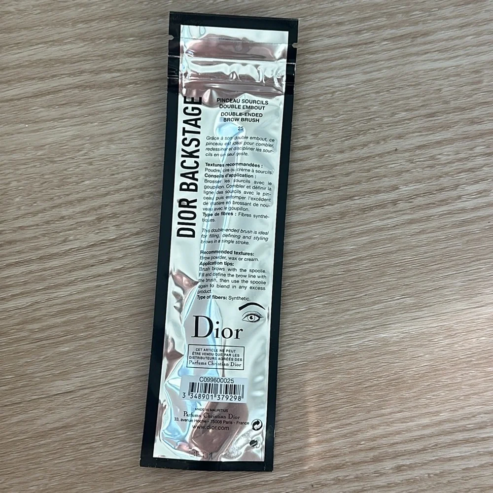 DIOR BACKSTAGE DOUBLE ENDED BROW BRUSH 25